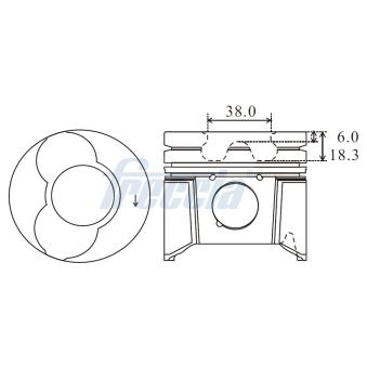 Piston FRECCIA FP23-107200