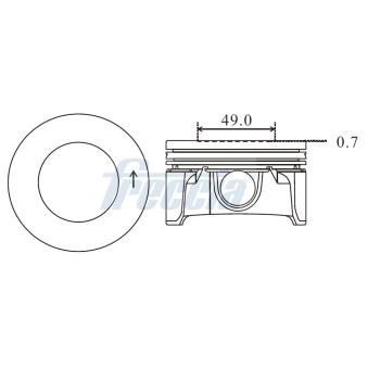 Piston FRECCIA FP23-107350