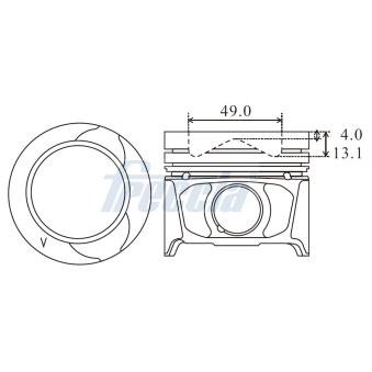 Piston FRECCIA FP23-107900