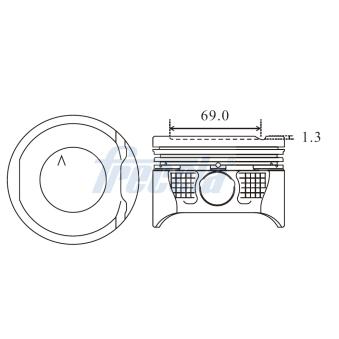 Piston FRECCIA FP23-108150