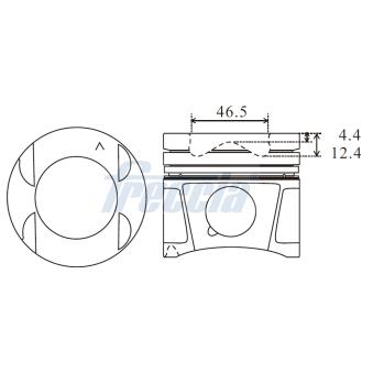 Piston FRECCIA FP23-108400