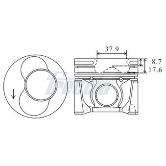 Piston FRECCIA FP23-110800