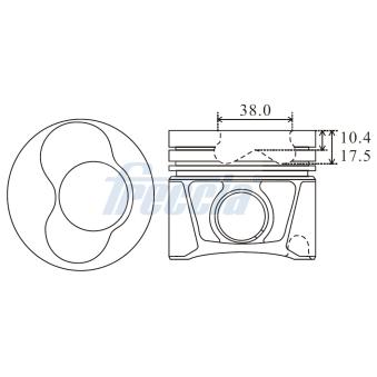 Piston FRECCIA FP23-111050