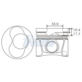 Piston FRECCIA FP23-111250