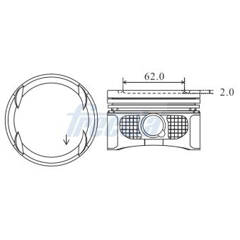 Piston FRECCIA FP23-111650