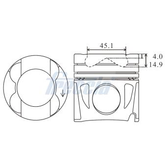 Piston FRECCIA FP23-112800