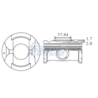 Piston FRECCIA FP23-113100