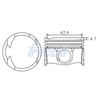 Piston FRECCIA FP23-113850