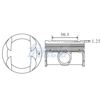 Piston FRECCIA FP23-114250