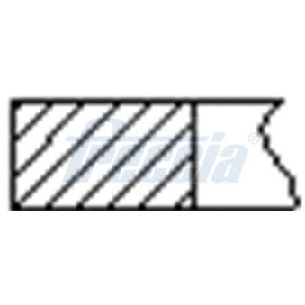Jeu de segments de pistons FRECCIA FR10-128100 pour MITSUBISHI SPACE 1.0 - 61cv