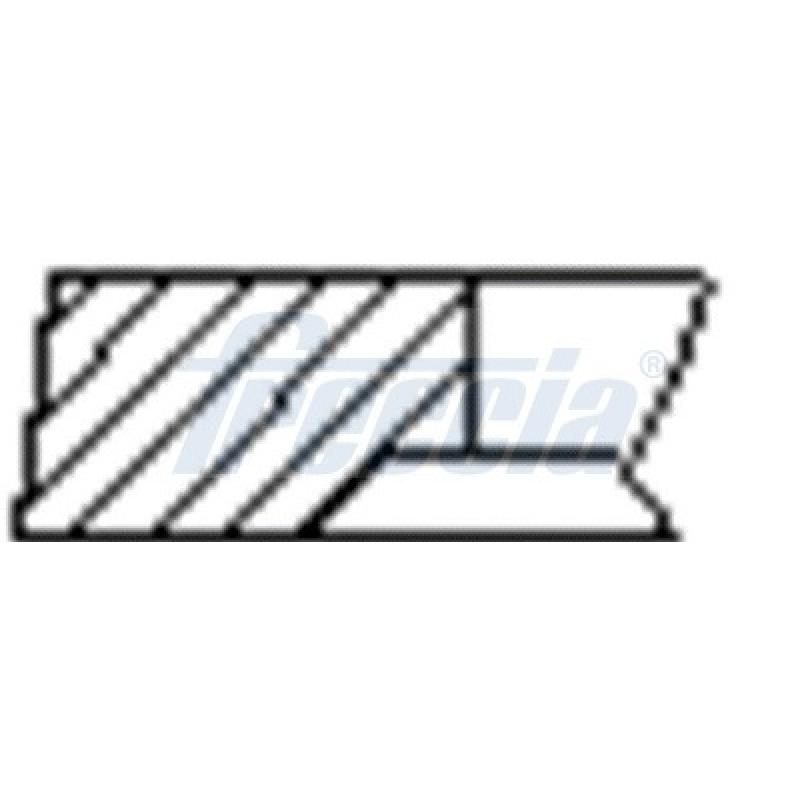 Jeu de segments de pistons FRECCIA FR10-209040 - Visuel 1