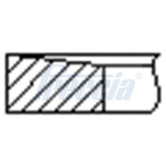 Jeu de segments de pistons FRECCIA [FR10-384900]