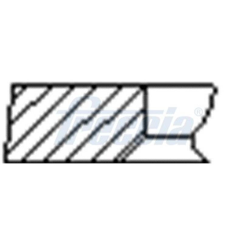 Jeu de segments de pistons FRECCIA FR10-502800 - Visuel 1