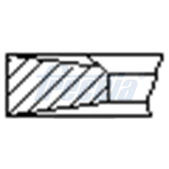 Jeu de segments de pistons FRECCIA [FR10-514200]