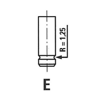 Soupape d'admission FRECCIA R6430/SNT pour FORD KA 1.4 - 88cv