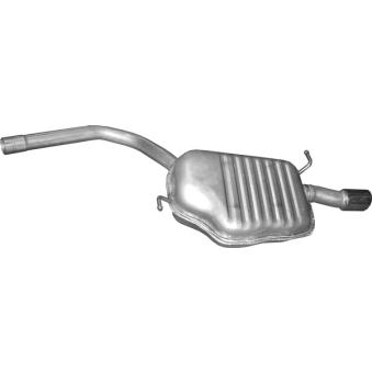 Silencieux arrière POLMO 01.01 pour AUDI A4 2.0 FSI - 150cv