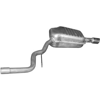 Silencieux arrière arrière droit POLMO 01.45 pour AUDI A4 1.8 T - 150cv