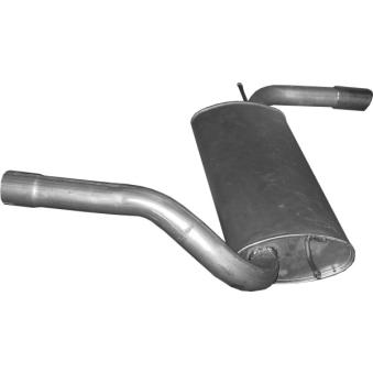 Silencieux arrière POLMO 08.696 pour FORD FOCUS 2.0 TDCi - 140cv