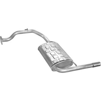 Silencieux arrière arrière droit POLMO [09.03]