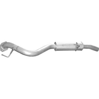 Silencieux arrière POLMO 17.633 pour OPEL FRONTERA 2.2 DTI - 116cv