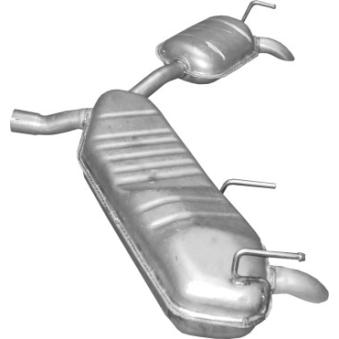 Silencieux arrière POLMO 17.68 pour OPEL SIGNUM 3.2 V6 - 211cv