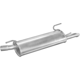 Silencieux arrière arrière gauche POLMO 17.79 pour OPEL ASTRA 1.4 i - 60cv