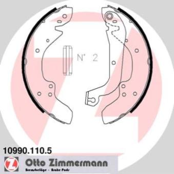 Jeu de mâchoires de frein ZIMMERMANN OEM 423899