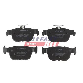 Jeu de 4 plaquettes de frein arrière FAST OEM 5WA698451G