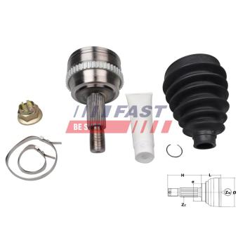 Embout de cardan avant (kit de réparation) FAST OEM 8200169277