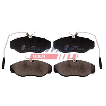 Jeu de 4 plaquettes de frein avant FAST [FT29007]