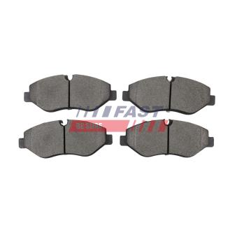 Jeu de 4 plaquettes de frein avant FAST [FT29019]