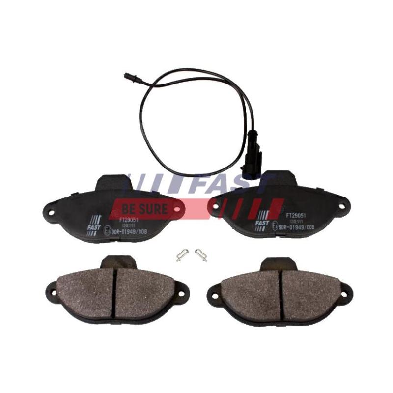 Jeu de 4 plaquettes de frein avant FAST FT29051 - Visuel 1