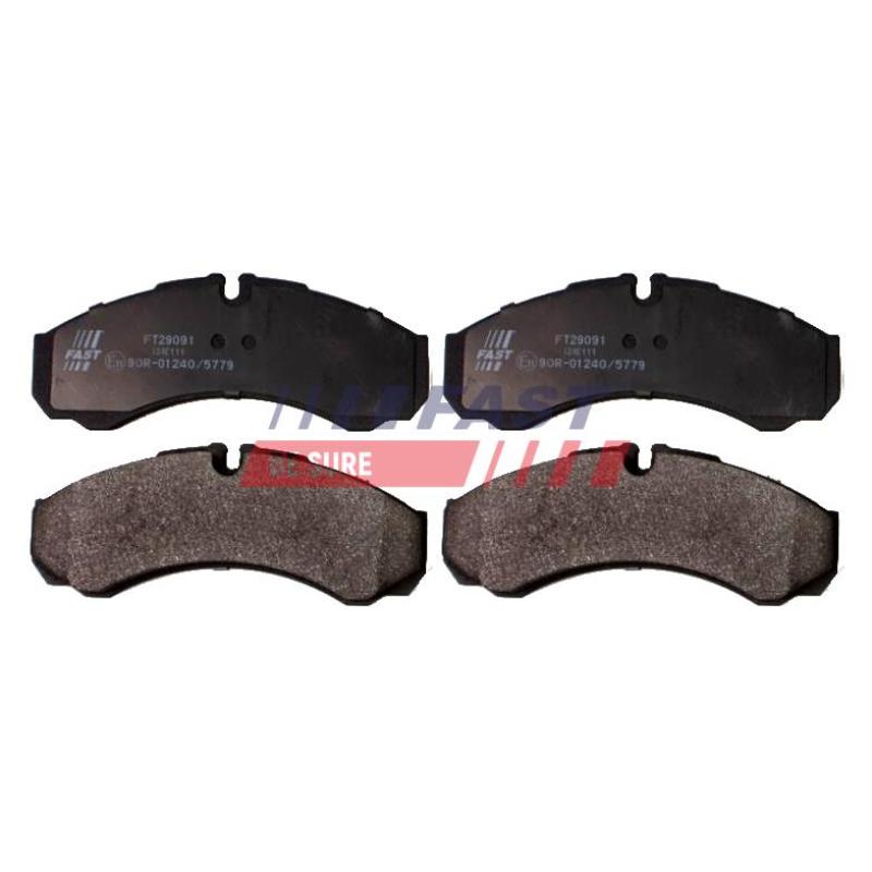 Jeu de 4 plaquettes de frein avant FAST FT29091 - Visuel 1