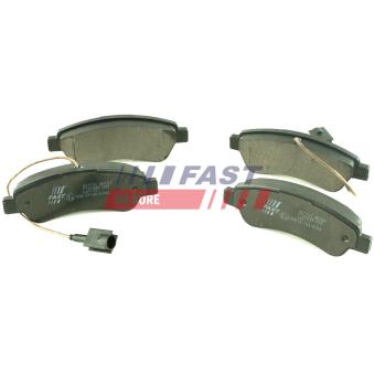 Jeu de 4 plaquettes de frein arrière FAST [FT29098]