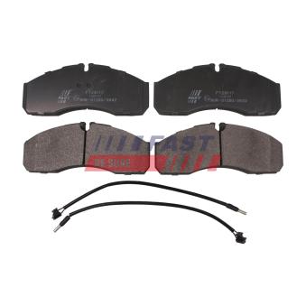 Jeu de 4 plaquettes de frein avant FAST OEM 5001844749