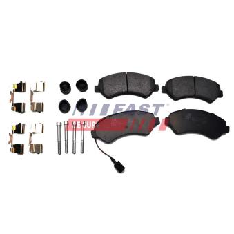 Jeu de 4 plaquettes de frein avant FAST OEM 425376