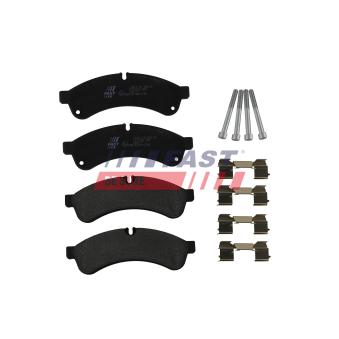 Jeu de 4 plaquettes de frein arrière FAST [FT29153]