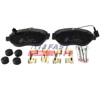 Jeu de 4 plaquettes de frein avant FAST OEM 425357 Jeu de 4 plaquettes de frein avant FAST OEM 425357