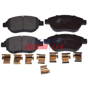 Jeu de 4 plaquettes de frein avant FAST OEM ZQ92341380