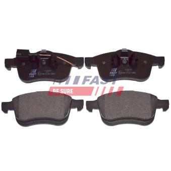 Jeu de 4 plaquettes de frein avant FAST [FT29157]