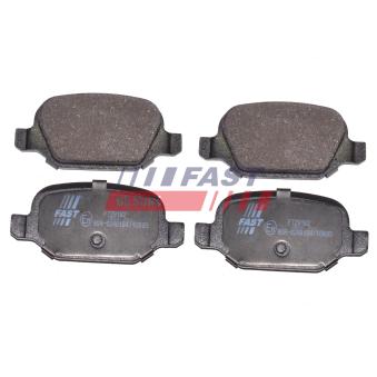 Jeu de 4 plaquettes de frein arrière FAST [FT29162]