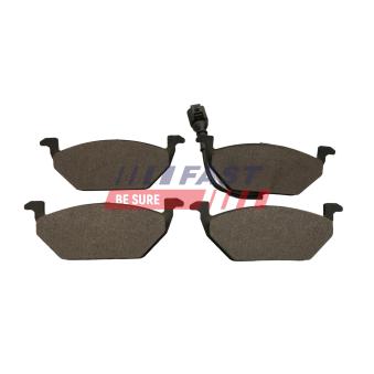 Jeu de 4 plaquettes de frein avant FAST FT29171 pour CITROEN C15 1.6 FSI - 110cv