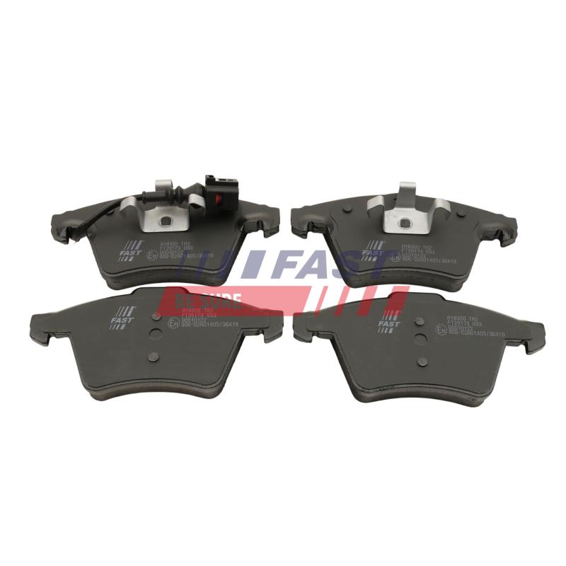 Jeu de 4 plaquettes de frein avant FAST FT29173 - Visuel 1