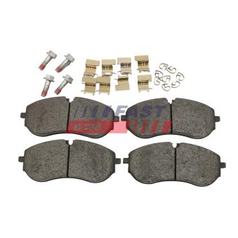 Jeu de 4 plaquettes de frein avant FAST OEM 65508206006 Jeu de 4 plaquettes de frein avant FAST OEM 65508206006