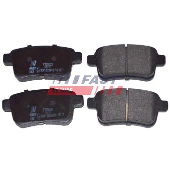 Jeu de 4 plaquettes de frein arrière FAST FT29528 pour FERRARI 458 111 CDI - 110cv