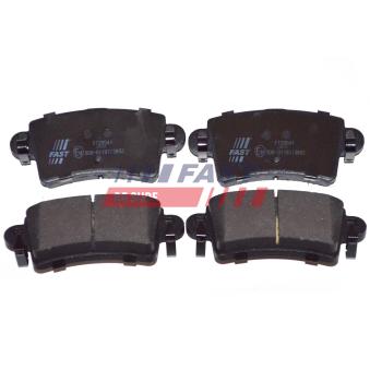 Jeu de 4 plaquettes de frein arrière FAST [FT29541]
