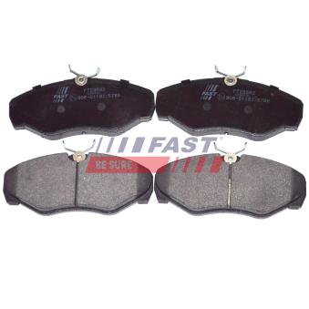 Jeu de 4 plaquettes de frein avant FAST [FT29542]