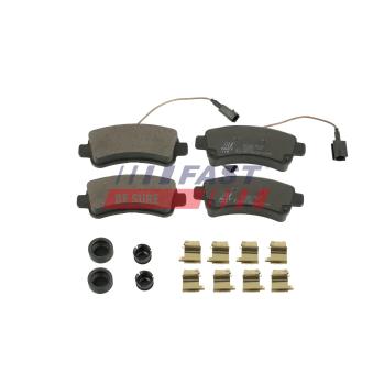 Jeu de 4 plaquettes de frein arrière FAST [FT29551]