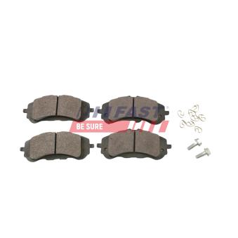 Jeu de 4 plaquettes de frein avant FAST FT29561 pour MAZDA RX 1.2 - 110cv