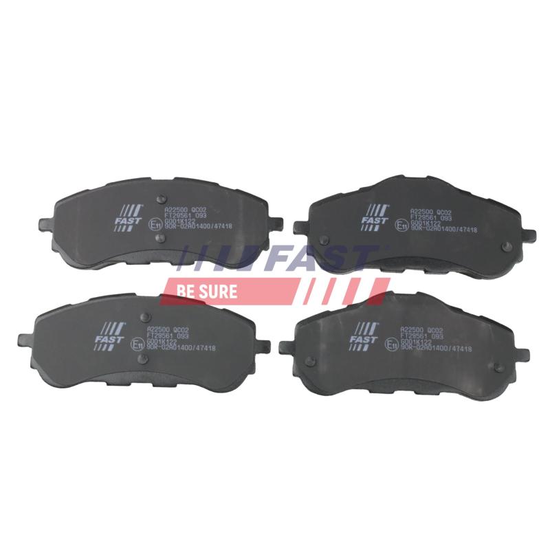 Jeu de 4 plaquettes de frein avant FAST FT29561 - Visuel 2